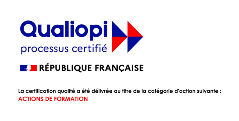 Organisme certifié Qualiopi · Actions de formation